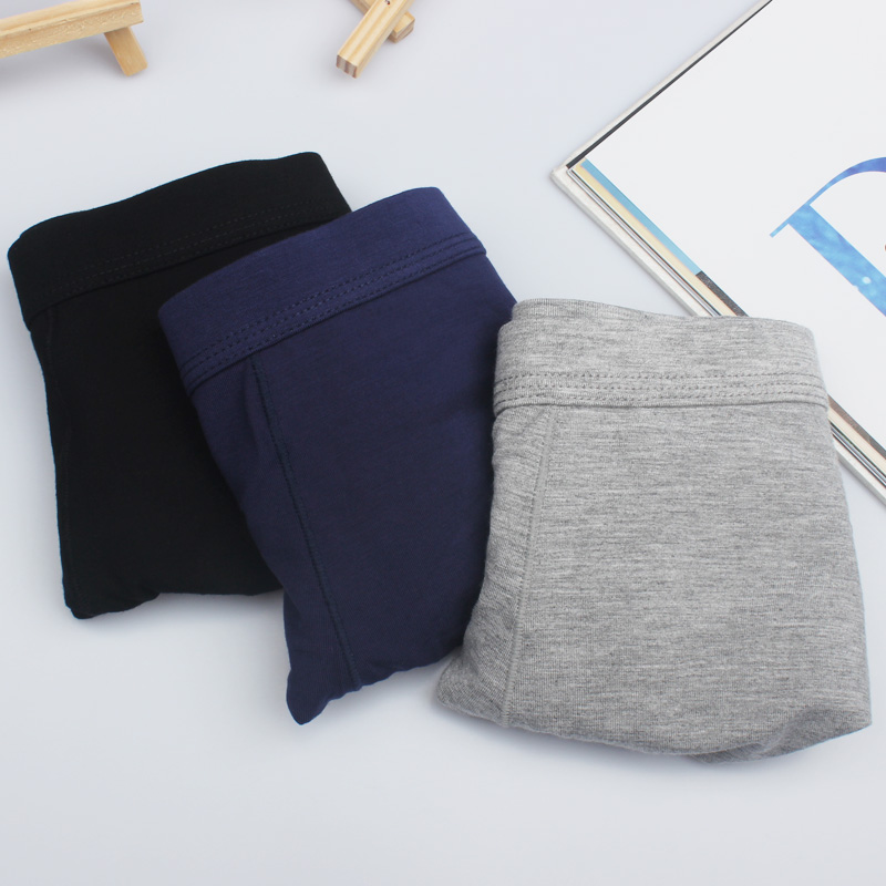 Hai mảnh mens quần lót Trong dạng Modair kinh doanh thuần túy đơn giản thoải mái quần short phẳng góc cạnh đầu.