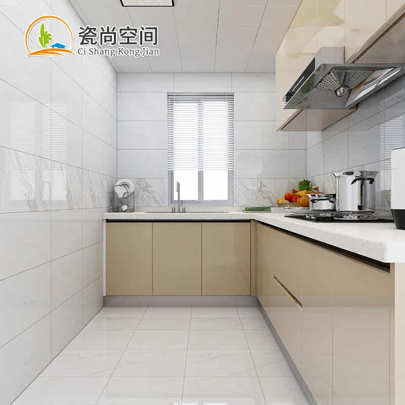Kitchen and Wall Tile Toilet 300x600 bright plate kitchen balcony anti - slip floor tile is simple modern