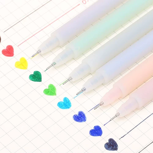 ПолемОпознанные студенты водорастворимые и простые в использовании зеленый нейтральный акварельный ручка 0,5 м для девушек канцелярские товары написание красиво и супер