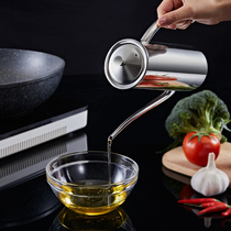 304 stainless steel oil jug Home Kitchen No Oil Spill Cooking Oil Bottle Pot SAUCE VINEGAR SEASONING BOTTLE OIL TANK POT