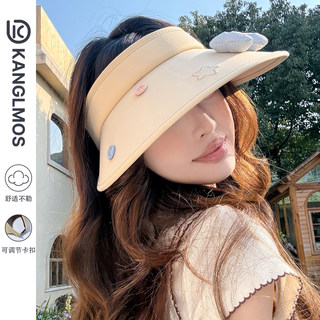Kanglmos Cute Visor Hat for Women, Summer Uv Protection Sun Hat, Outdoor Face-Slimming Sun Hat