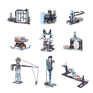 致砖stem小牛顿实验室拼装机器人益智齿轮电子积木玩具儿童可编程