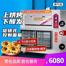 New South oven commercial large capacity single-layer double-plate gas moon cake bread pizza oven 20ABF factory direct sales