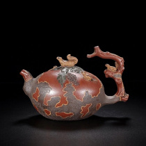 Authentic Yixing purple sand teapot Jiang Rong famous family made home tea cup teapot large capacity teapot old pot genuine