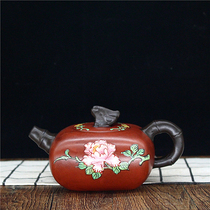 Yixing purple clay pot famous Gu Jingzhou pure handmade pot raw mine household large capacity tea pot kung fu tea set water Cup