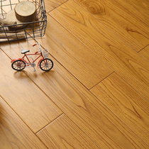  Luo Xin household oak disc bean log teak pure solid wood floor Fan Longan lock floor heating factory direct sales