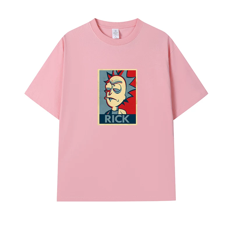 Фанатская футболка Desperate Poisoner Co -name Rick and Morty T -shirt Rick and Morty Мужчины и Женщины Аниме Студентская пара одежда