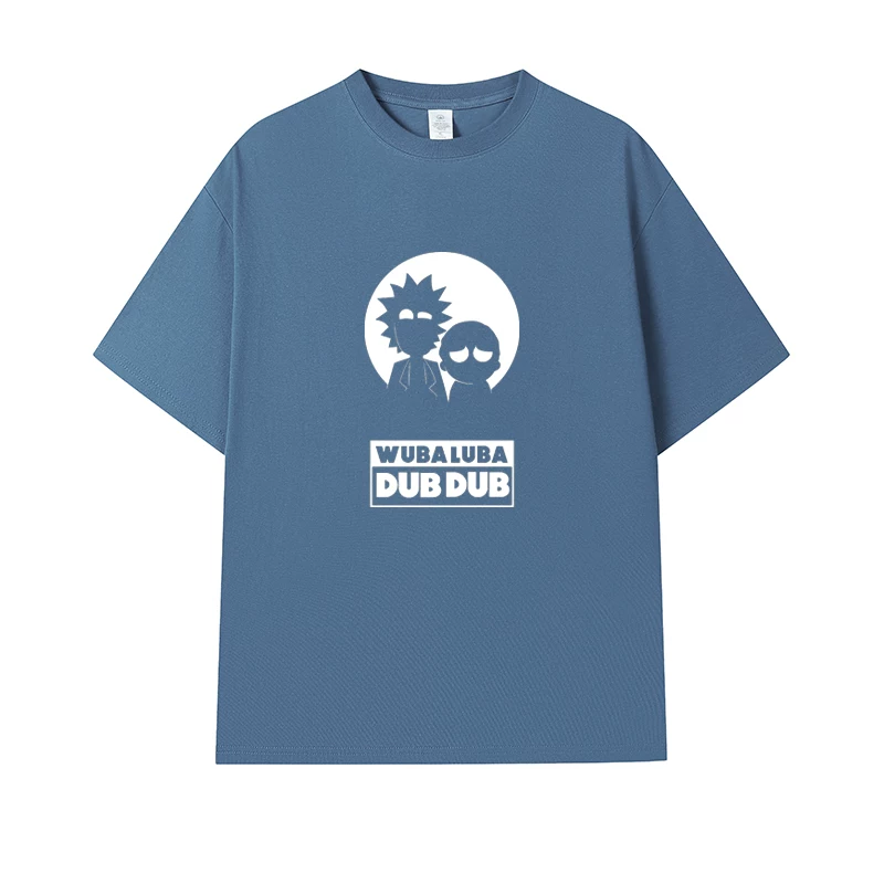 Фанатская футболка Desperate Poisoner Co -name Rick and Morty T -shirt Rick and Morty Мужчины и Женщины Аниме Студентская пара одежда