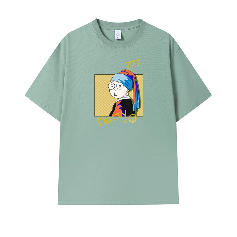 Фанатская футболка Desperate Poisoner Co -name Rick and Morty T -shirt Rick and Morty Мужчины и Женщины Аниме Студентская пара одежда