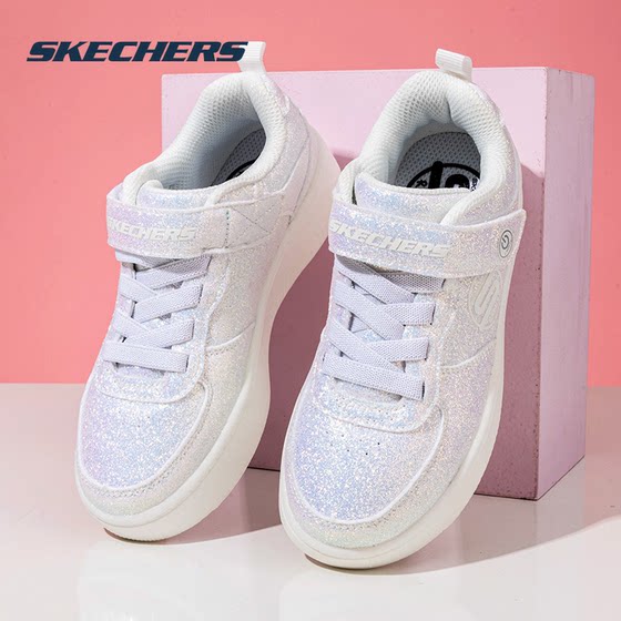 
Skecher children's Velcro shoes new running low-top trendy flash light casual shoes outdoor fashion sports