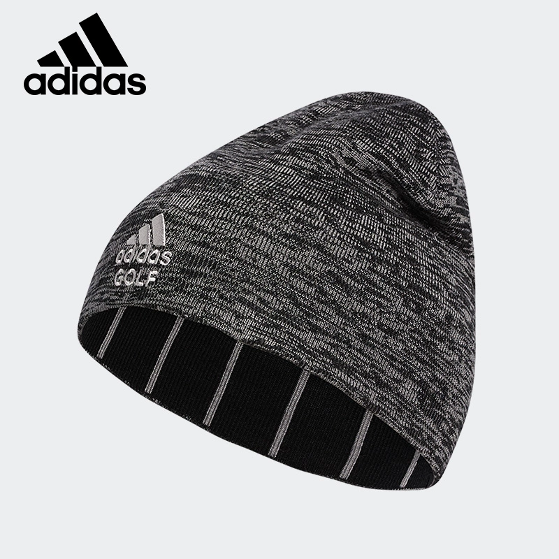 Adidas Adidas thể thao mũ lưỡi trai hai mặt của nam giới mặc thời trang mùa đông lạnh ấm áp thể dục chạy mũ cotton giản dị - Mũ thể thao