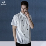 RozeChef Шеф-повар костюм с коротким рукавом высококачественный летняя одежда дышащий отель для ресторана для больших размеров.