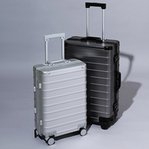 All-aluminum magnesium alloy trolley case universal wheel luggage men and women 24 password boarding case 20 inch hard case suitcase