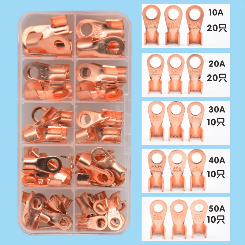 Copper terminal Copper nose Copper connector Open copper nose terminal terminal Wire connector Terminal connector ot
