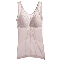 Body Shaping Clothes Womens Summer Thin Corset Slim Half Body Bra Waist Tightening Vest Large Size Underwear with Bra