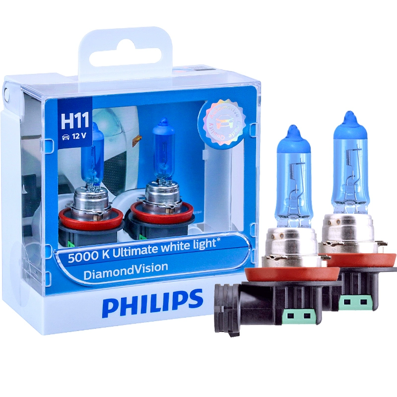 Philips 5000K điều chỉnh cho phù hợp với Honda Accord Civic CRV Fengfan XRV Lingpai bóng đèn pha chiếu gần chùm sáng cao đèn led oto siêu sáng đèn bi led gầm ô tô 