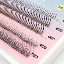 (Free glue tweezers) False eyelashes for women mixed single cluster type fairy hair fishtail lower eyelashes natural simulation