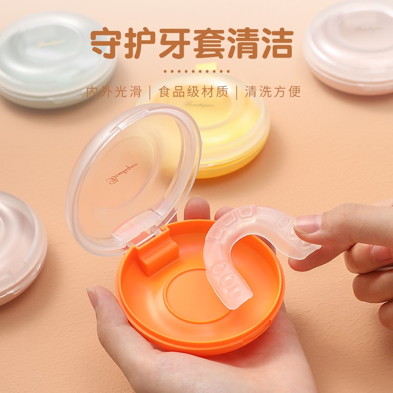 Braces box invisible box holder portable orthodontic appliance storage box teeth dentures children