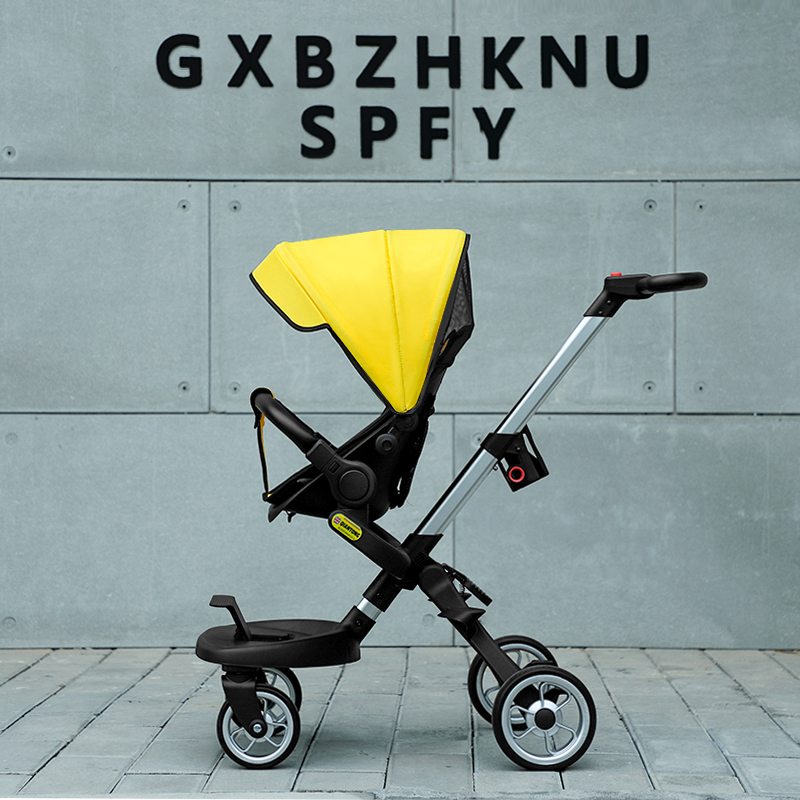 Can sit can lie down two-way baby artifact trolley baby baby stroller stroller light folding baby