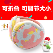 Winter thickened warm earmuffs male plush earmuffs womens back wearing childrens ear warming folding Earmuffs Ear cover earmuffs