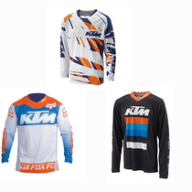 KTM Speed Drop Suit Cross-country T-shirt Riding Suit Jacket Male Long Sleeve Summer Mountain Bike Motorcycle Suit Custom