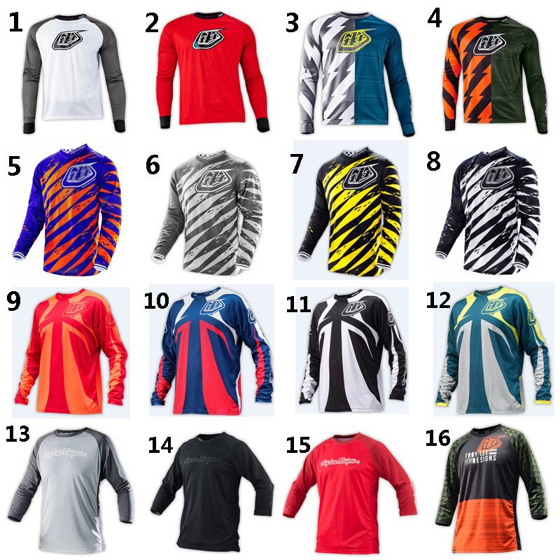 tld downhill suit bicycle riding suit short-sleeved top men's summer mountain bike off-road motorcycle suit T-shirt