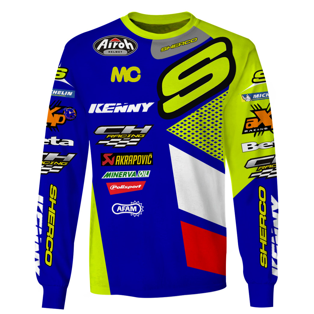 2020 new kenny downhill suit mountain bike riding suit long-sleeved top summer off-road motorcycle racing suit