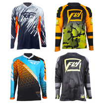 19 FLY downhill suit quick-drying sweat long sleeve mountain bike riding top DH off-road T-shirt breathable cross-country shirt