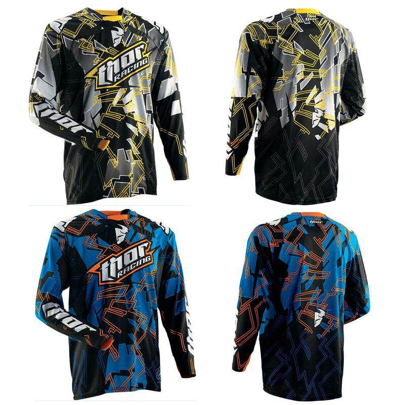 Off-road T-shirt summer long-sleeved motorcycle riding suit moisture wicking and quick-drying DH bicycle speed drop suit