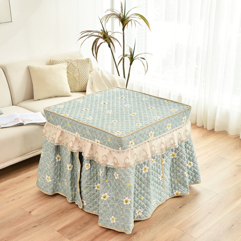 Yuting's new grilling fire cover grilling fire quilt square electric stove cover household electric heating table cover heating table cover mahjong tablecloth