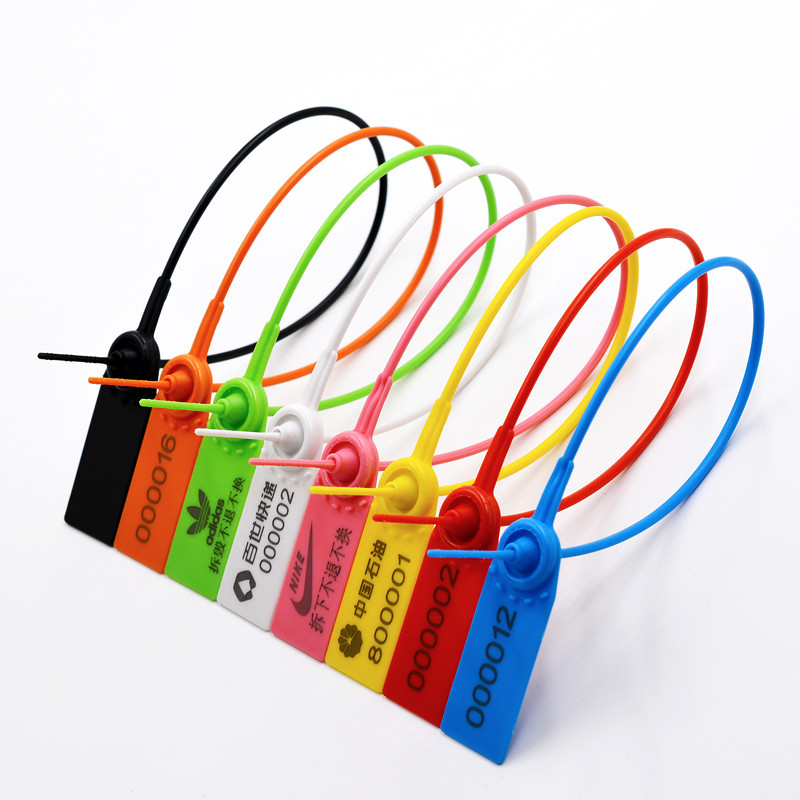 Disposable plastic seal logistics vehicle coal truck container seal bank seal number tree lead seal anti-adjustment bag buckle