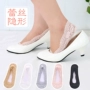 Mùa hè ren thuyền vớ nữ cotton mỏng Hàn Quốc miệng nông silicone vô hình vớ chống trượt vớ ngắn vớ nữ vớ