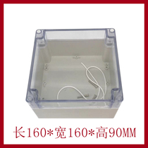 F5-T:160*160*90 transparent earless waterproof box indoor and outdoor monitoring waterproof box transparent terminal box
