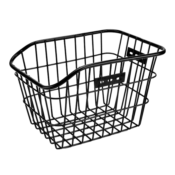 Enlarged and thickened bicycle rear basket