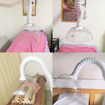 Moxibustion smoke exhaust hood gas-collecting hood equipment machine universal positioning bamboo joint tube health preservation hall soldering suction arm smoking square hood