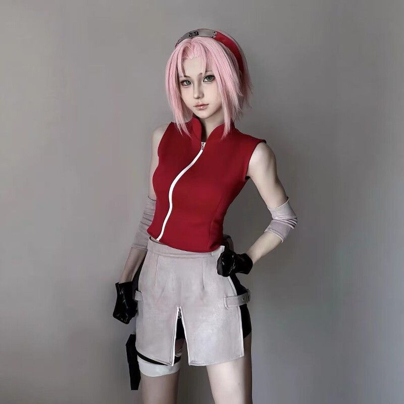 忍者疾风传春野樱cosplay服装：细节控福音的动漫装扮_Cosplay女装_淘宝游戏网