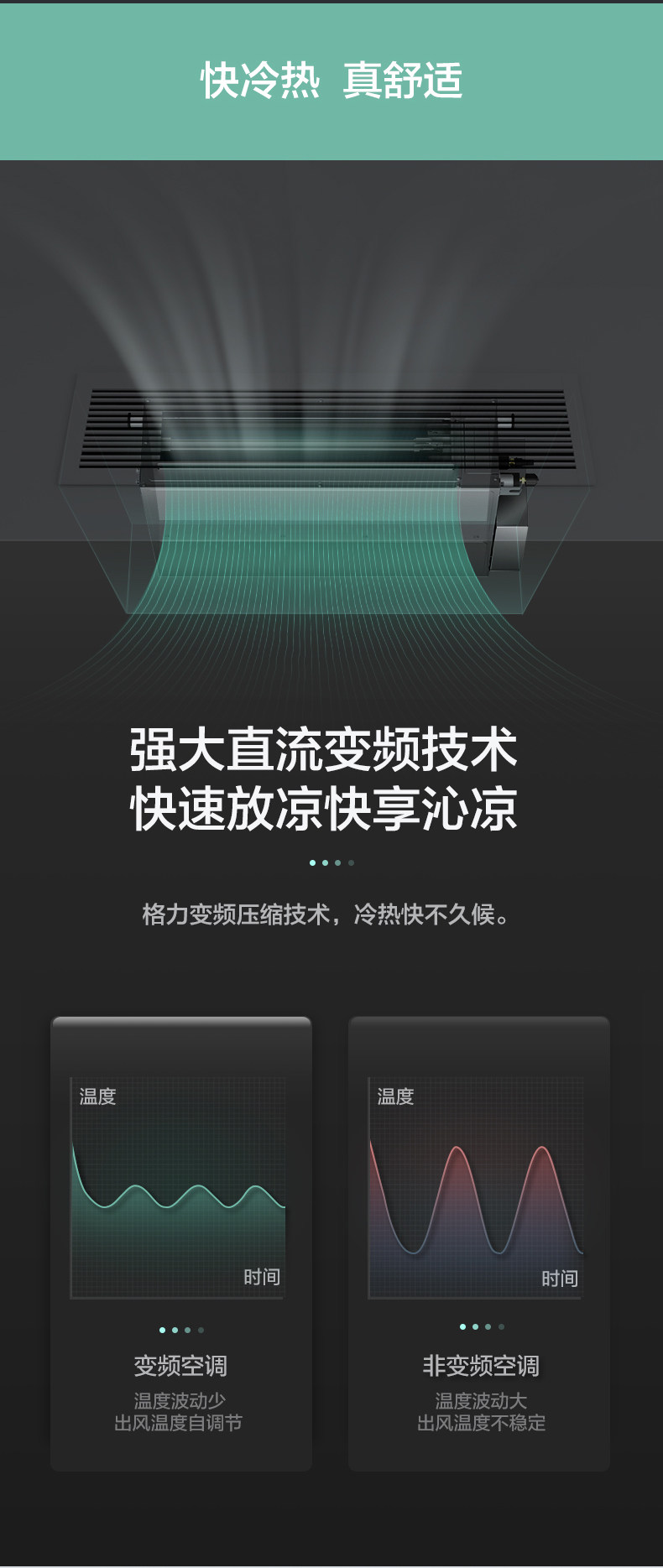 烟台格力变频风管机2匹变频冷暖一拖一FGR5Pd/C1Na