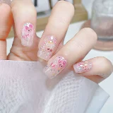 Мультяшные наклейки для ногтей для маникюра, милые накладные ногти, гель-лак для ногтей, коллекция 2023