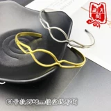 藏月阁 Китайский древний стиль волосы корона Diy медный браслет Hanfu аксессуары с двойным пустого материала xiuhe