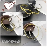 藏月阁 Китайский древний стиль волосы корона Diy медный браслет Hanfu аксессуары с двойным пустого материала xiuhe