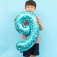 32 -дюймовые цифры (синий) -9