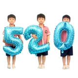 Розовый цифровой детский воздушный шар, 32 дюймов, увеличенная толщина