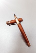 Alligator Mahogany Ebony Bronze Fine Art Pen (Ink Copybook Delivery)