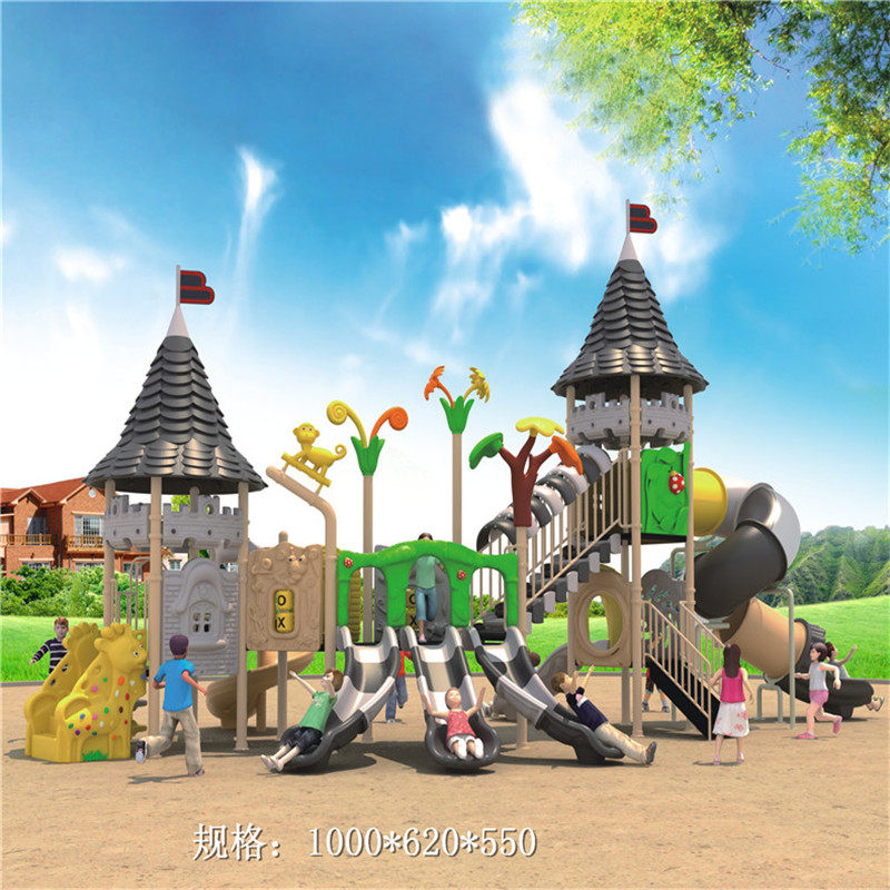 Kindergarten Outdoor Slides Children Outdoor Large Combined Slide Terraces Small Doctoral Community Park Outdoor Pleasure Facilities