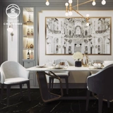 小火柴 Тонгтоннг Каменный рисунок кирпичный свет роскошный светлый кирпичный плитка плитка на стенах кирпичной комнаты