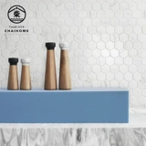 小火柴 Nordic ins мраморный каменный рисунок шестиугольный мозаичный плитка плитка на стена кирпич гостиная кухня туалет