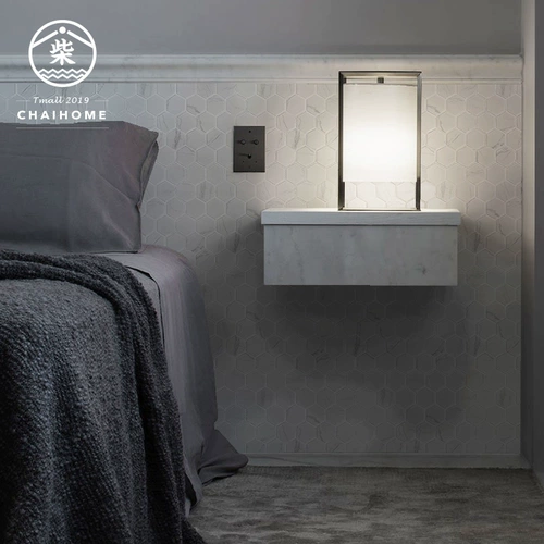 小火柴 Nordic ins мраморный каменный рисунок шестиугольный мозаичный плитка плитка на стена кирпич гостиная кухня туалет