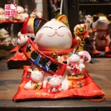 福缘猫 Креативные вступительные подарки для керамического банка Zhaocao Ceragy Bank Store Company Stous Stuction большие украшения
