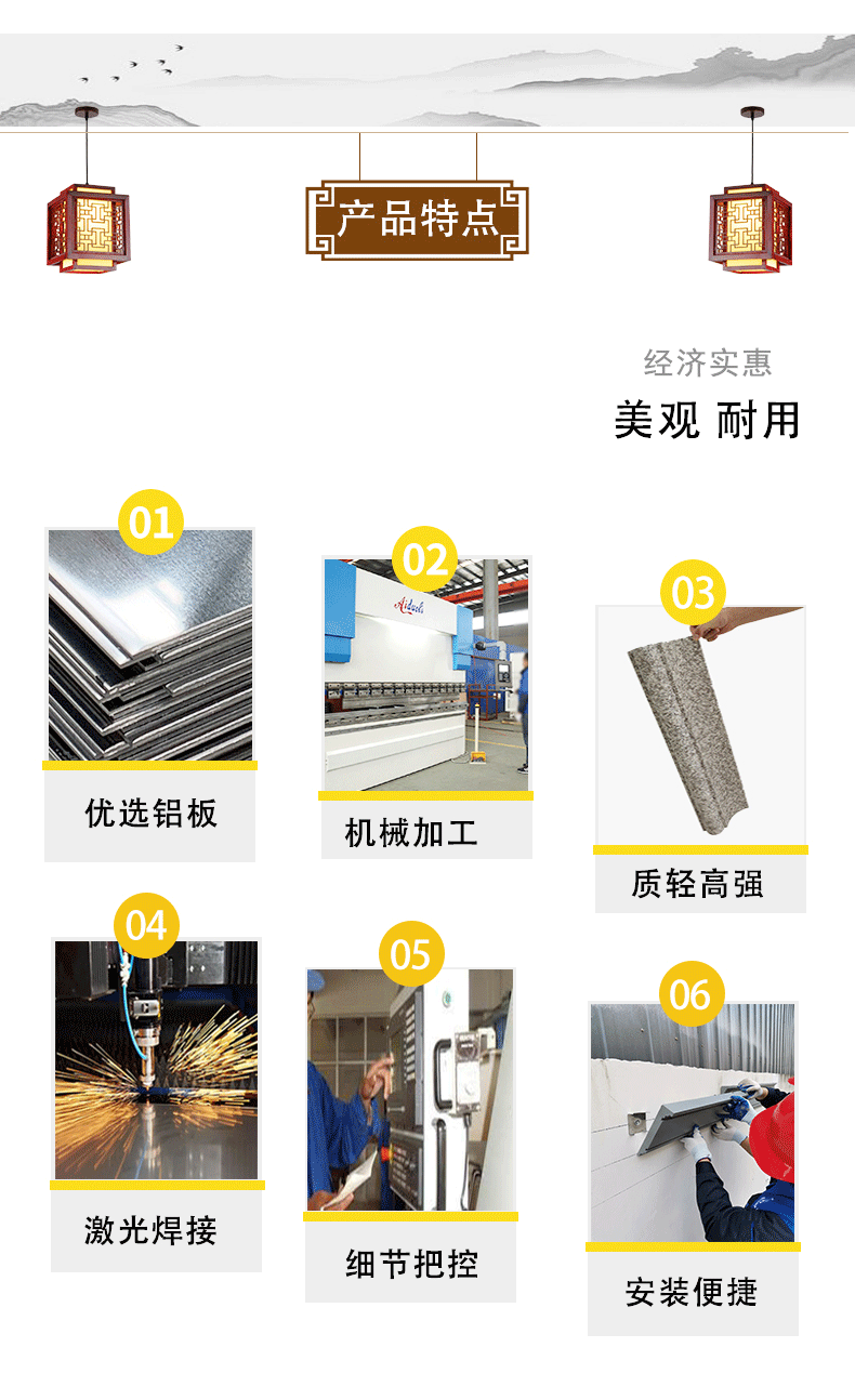 外墙装饰仿古金属抛仿围墙仿石踢脚线腰线勒脚窗套grc线条古建eps