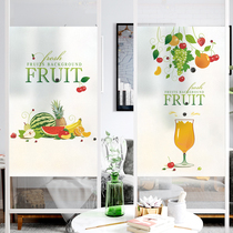 Customized glue-free glass door sticker transparent toilet bathroom window anti-glimpse anti-collision matte film